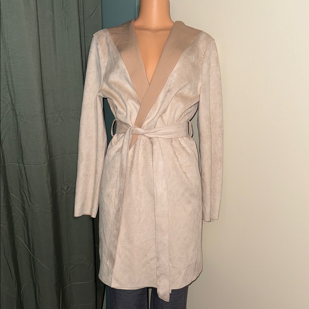 Forever 21 Cream Trench Coat